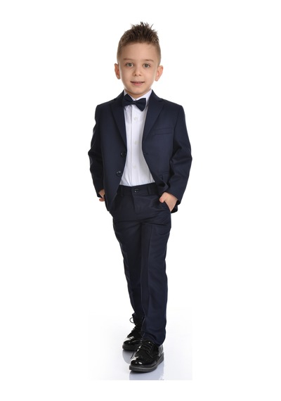 Mnk Baby & Kids Papyon Ceket Erkek Çocuk Damatlık Mnk0282 Lacivert