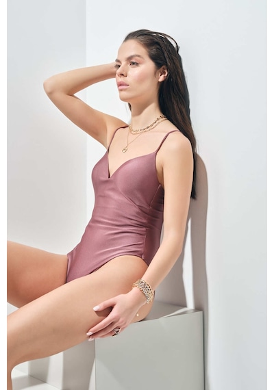 Too Salty Swımwear Kadın Gülkurusu Kaplı Mayo 23s108st Gül Kurusu