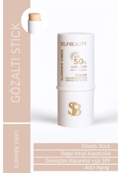 Selin Beauty Color Sun Protection Göz Altı İçin Güneş Koruyucu Stick SPF50+ 6 G