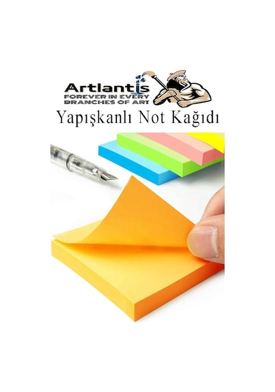 Yapışkanlı Not Kağıdı 3 Renk 450 Sayfa 1 Paket Ebruli Küp Blok Yapışkanlı Postit 75x75 Mm Renkli