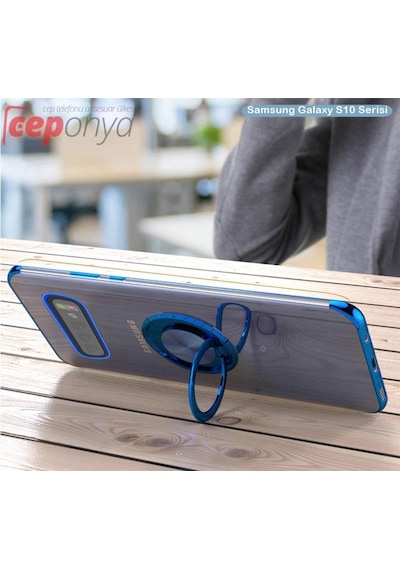Galaxy S10E Yüzüklü Stantli Köseleri Renkli Seffaf Gess Kilif 328715156 - Kampanya-Renk / Istemiyorum-Rose