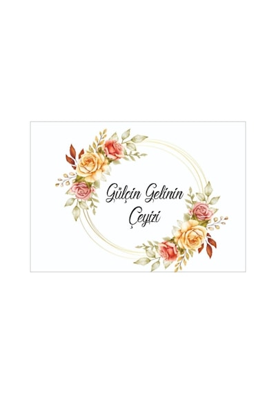 Çeyiz Koli Etiketi 21x30 Cm 10 Lu Paket Düğün & Taşınma İçin Düzenleyici Etiketler Diğer