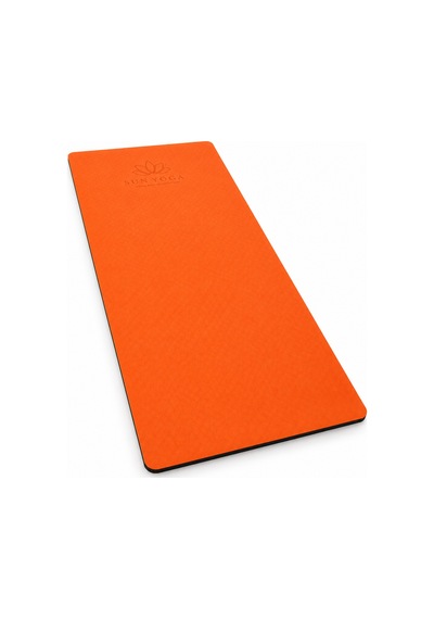 6 Mm Tpe Yoga Matı Kaymaz Çift Renkli Pilates Fitness Minderi Turuncu