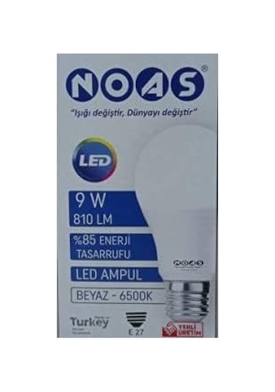 Noas Led Ampül 10'lu Paket Standart