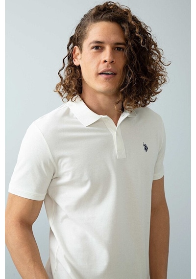 U.S. Polo Assn. Erkek Polo Yaka T-shirt Bej