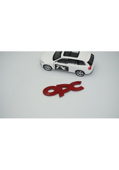 Dk Tuning Opel Opc Bagaj Kırmızı Abs Logo Amblem Arma -
