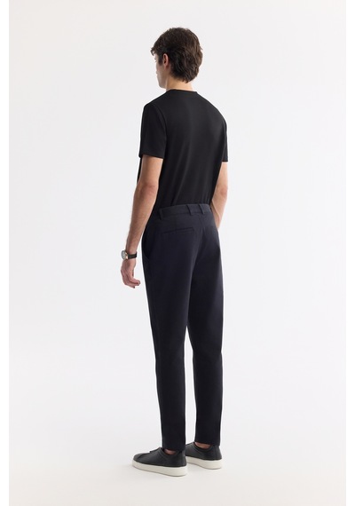 Avva Erkek Siyah Klasik Bel Pamuklu Slim Fit Chino Pantolon A51y3078