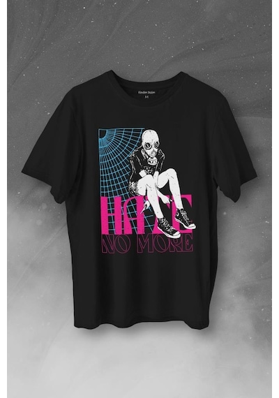 Hate No More 2k 22 Acid Street Culture Urban Baskılı Tişört Unisex T-shirt 001