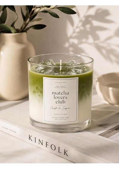 Craft To Inspire Matcha Lovers Club Kokulu Soya Mumu 230g Çok Renkli