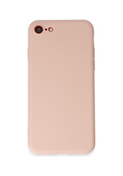 Apple iPhone Uyumlu 7 Kılıf First Silikon - Pudra Bzsxx00 1