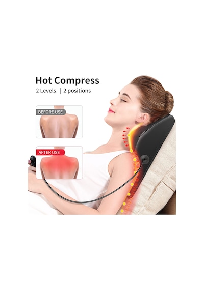 Boriwat Isı İle Boyun Masajı, Shiatsu Masajı 3d Yoğurma Sırt Masajı, Boyun İçin Masaj Yastığı, Omuz Sırt Ağrısı, Kadın Erkek Baba Anne İçin Hediyeler Boriwat Isı İle Boyun Masajı, Shiatsu Masajı 3d Yoğurma Sırt Masajı, Boyun İçin Masaj Yastığı, Omuz Sırt Ağrısı, Kadın Erkek Baba Anne İçin Hediyeler