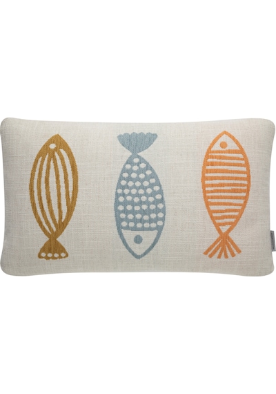 Mudo Home Marin Fısh Wave Kırlent Renkli 30x50 Çok Renkli