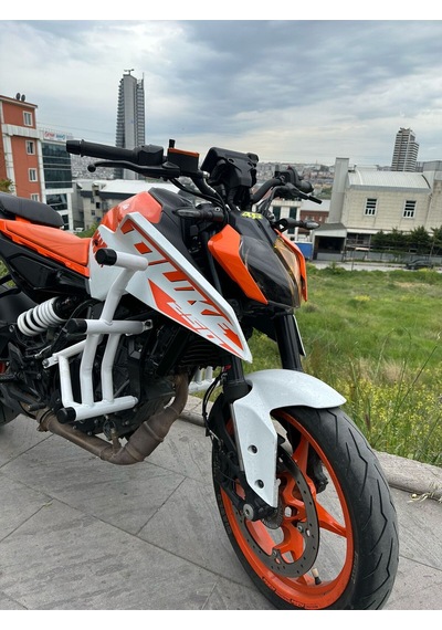 Ktm Duke 250 2024 Ön Koruma Demiri Beyaz