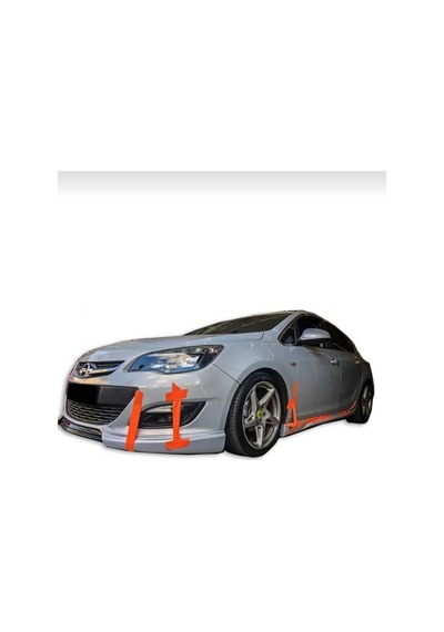 Opel Astra J Serisi Hatchback Sedan 2013-2015 Makyajlı Ön Tampon Eki Plastik