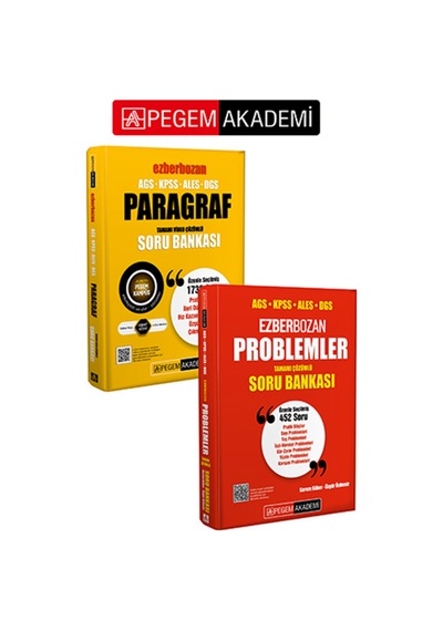 Pegem Akademi Ags-kpss-ales-dgs Ezberbozan Paragraf Tamamı Video Çözümlü Soru Bankası + Ags Kpss Ale