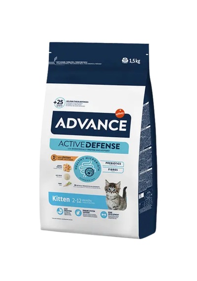 Advance Kitten Tavuklu Ve Pirinçli Yavru Kedi Maması 1.5 Kg