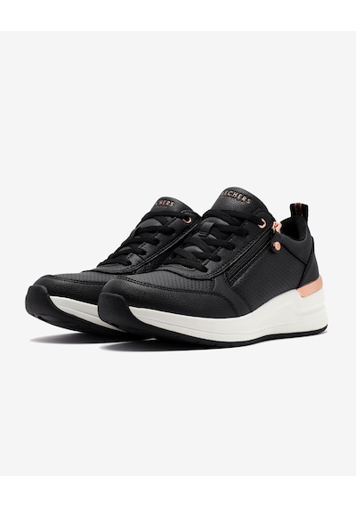 Skechers Billion 2 - Side Door Kadın Siyah Sneakers 177336 Blk Siyah