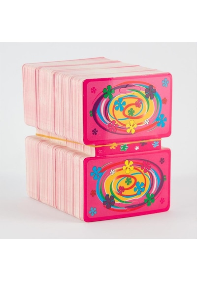 Çiçek - 42 - Desenli Kolye - Kmrsfres - Kartı Pembe