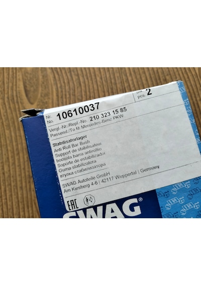 Mercedes W210 Ön Viraj Lastiği Takımı Swag 10610037 A2103231585