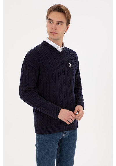 U.s. Polo Assn. Erkek Lacivert Kazak /triko 50315038-vr033 Lacıvert