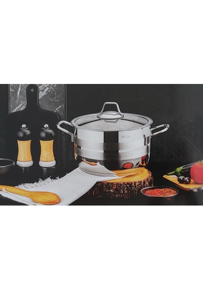 ÖZLİFE 4002 EKİN 16*10 ÇELİK TEKLİ TENCERE SADE