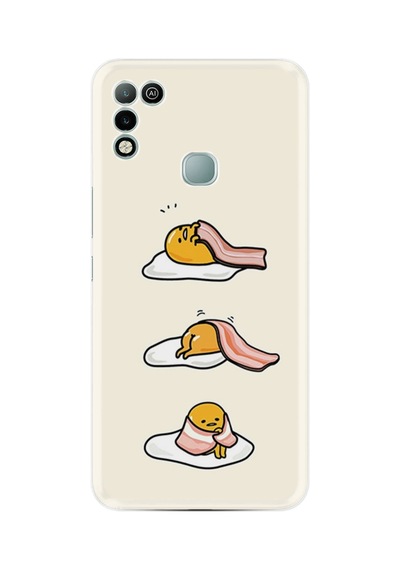 Infınıx Hot 10 Play Kılıf Resimli Desenli Baskılı Silikon Kılıf Sweety Egg 1322