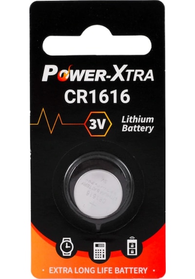 Power-Xtra CR1616 3V Lityum Blister Düğme Pil