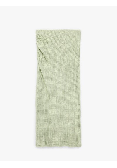 Koton Bürümcük Kumaş Drape Detaylı Midi Kalem Etek Green 6sak10005uk Yeşil