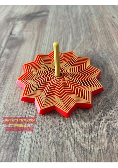 Hareketli Fidget Stress Yıldız Dönen Stres Oyuncağı, Dikkat Ve Odaklanma Oyuncağı