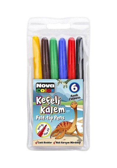 Nova Color 6'lı Keçeli Kalem Seti