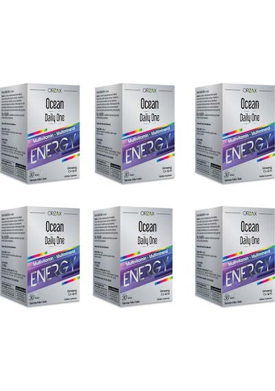 Ocean Daily One Energy 30 Tablet 6'lı Paket