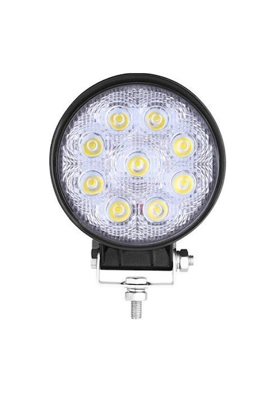 Yuvarlak Far 9 Ledli 12 V-80v
