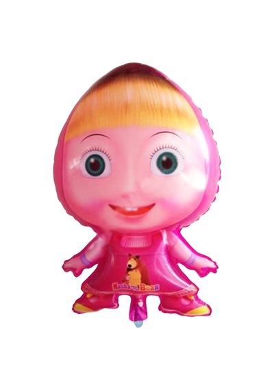 Folyo Karakter Balon Masha Büyük Boy 60 40 Cm Helyum Uyumlu Mor
