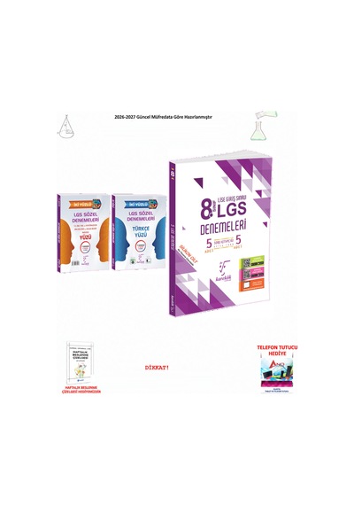 Karekök 8. Sınıf Lgs Karma Deneme 2 Kitap Seti
