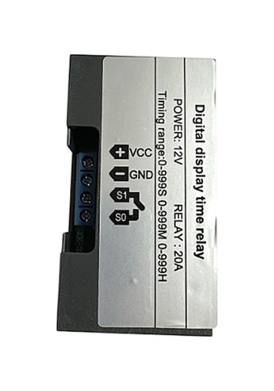 T3230 12v 20a Programlanabilir Dijital Led Ekranlı Zamanlayıcı Gecikme Rölesi - Döngüsel Zaman Ayarlı Kontrol Kartı