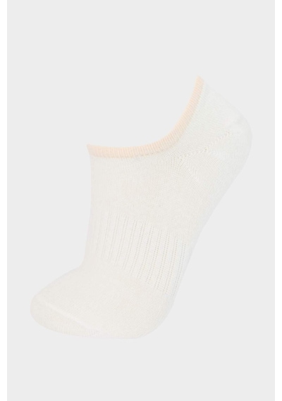 Defacto Kadın 3lü Pamuklu Sneaker Çorap E2090axnswt1 Beyaz-wt1
