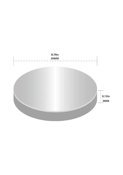2 Adet Çap 20mm X Kalınlık 3mm Süper Güçlü Yuvarlak Neodyum Mıknatıs Magnet 20x3