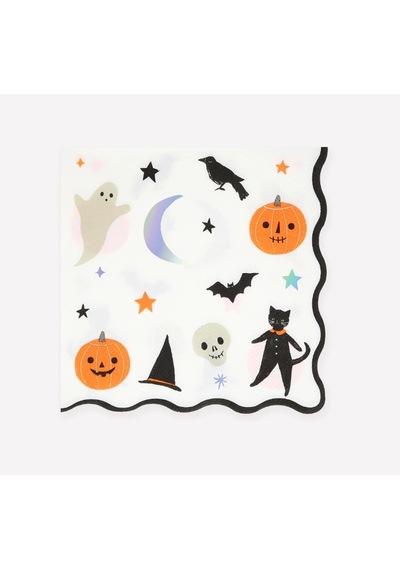 Meri Meri - Halloween Peçeteler - L - 16 Adet