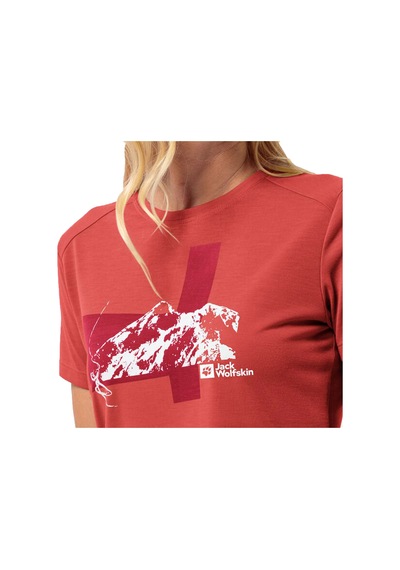 Jack Wolfskin Jack Wolfskın Vonnan S/s Graphıc T W 2720 Çok Renkli