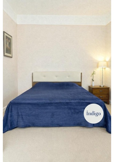 Welsoft Çift Kişilik Battaniye 200x220 Cm İndigo Indigo