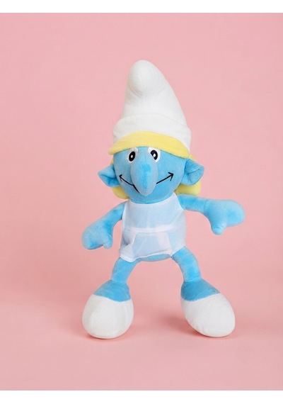 Peluş Şirin Kız Şirine-45 Cm Mavi