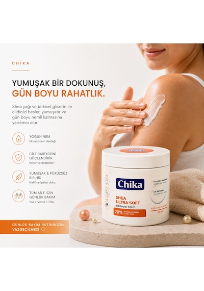 Chika Med + Shea Besleyici Nemlendirici Krem 400 Ml
