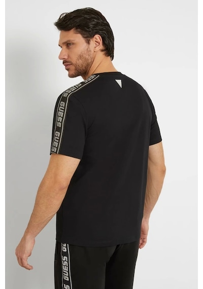 Guess Erkek Logolu T-shirt Xl Siyah