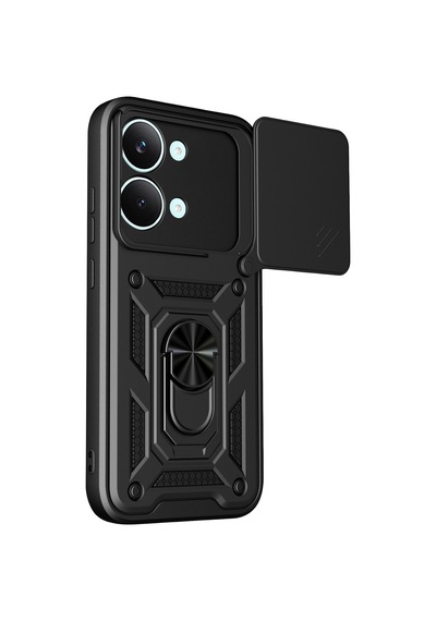 Newface - 959 - Xiaomi Poco X8 Pro Max Pars Lens Yüzüklü Silikon - Csmo-tex - - Siyah Sıyah