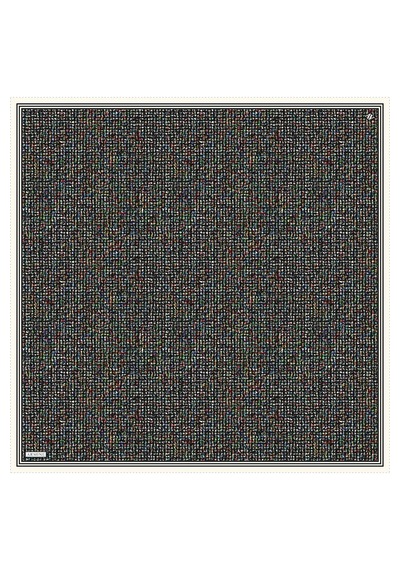 Armine Asrmine Sura İpek Eşarp Siyah