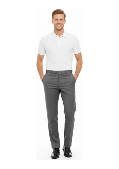 UKİ Uki Gri Comfort Fit Klasik Pantolon
