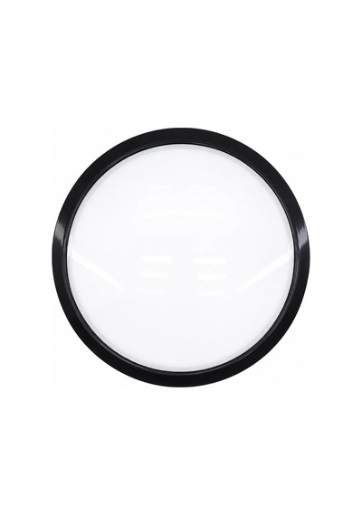 20w Siyah Metal Kasa Sıva Üstü Yuvarlak Ledli Glop Armatür Ip20 6500k - 1800lm E1212/s Bx40 Diğer