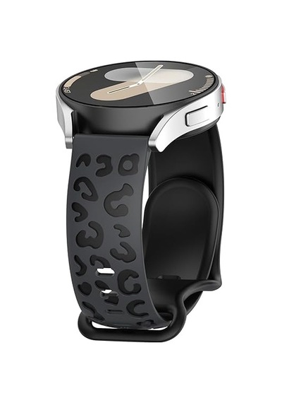 Movetime Mt42x Mt46x Mt43a Amazfit Gts Bip 20mm Kordon Leopar Desen Yumuşak Silikon Kordon