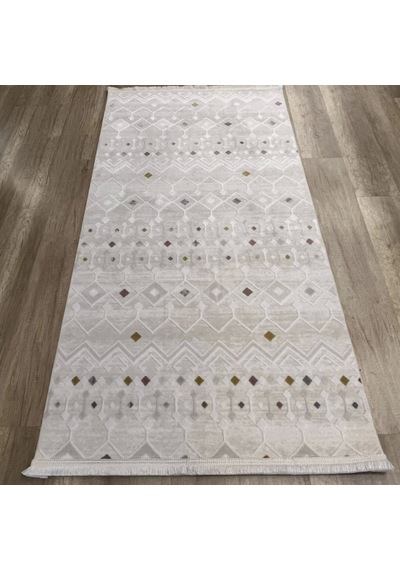 Hoom Rugs Dekor 1056 Multi Kaymaz Taban Antibakteriyel Modern Akrilik Halı Çok Renkli