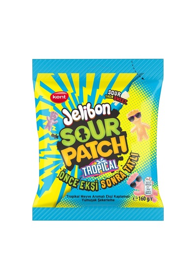 Jelibon Sour Kids Tropikal 160 G - 6 Adet Tarı